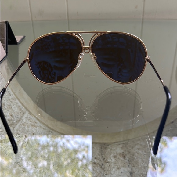 Porsche Design Gold and Brown Sunglasses - Picture 12 of 16